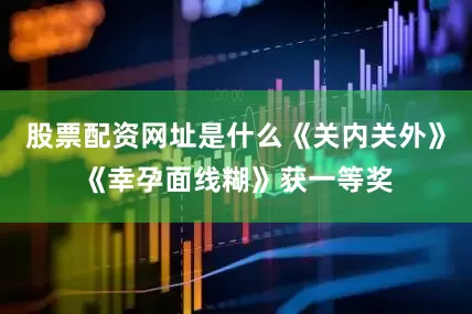 股票配资网址是什么《关内关外》《幸孕面线糊》获一等奖